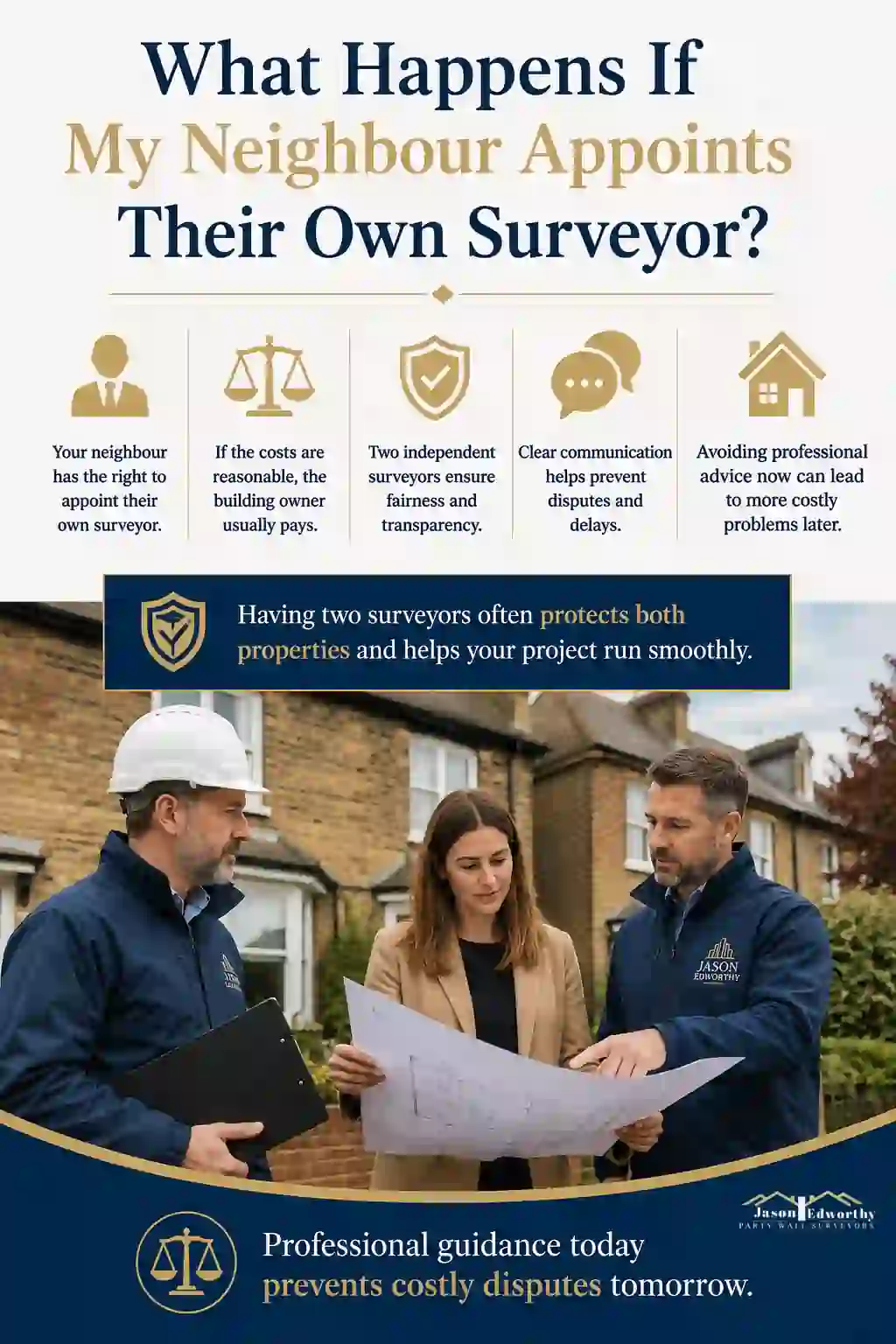 What Happens If My Neighbour Appoints Their Own Surveyor Leyland?