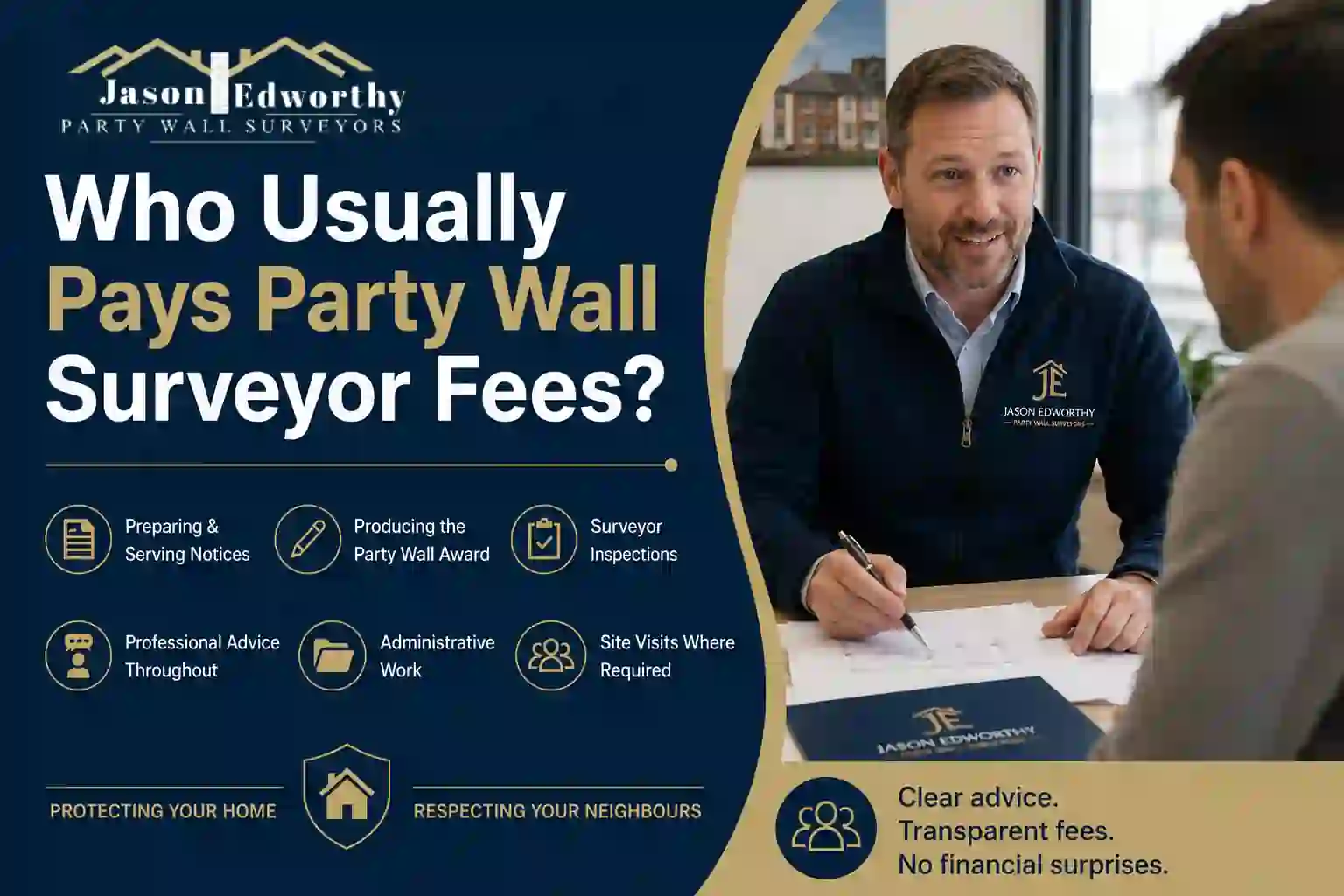 Who Usually Pays Party Wall Surveyor Fees Leyland?